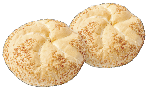 KAISER BUN WITH SESAME SEEDS