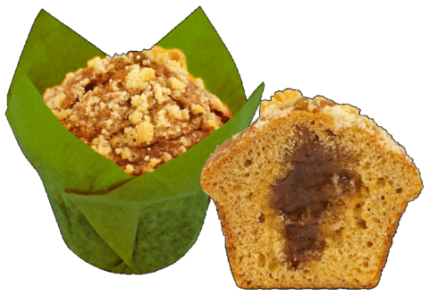 MUFFIN WITH APPLE AND QUINCE FLAVOR