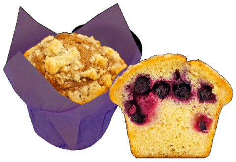 MUFFIN WITH BLACK CURRANT