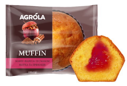 VANILLA MUFFIN WITH APPLE AND SPICE